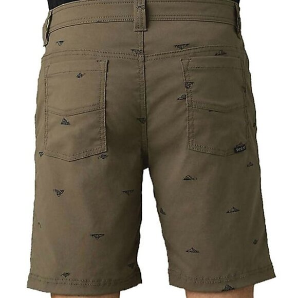 NWT Prana Men's Brion 11 inch Short in Slate Green Crux Rock - Size 30 - Picture 10 of 10